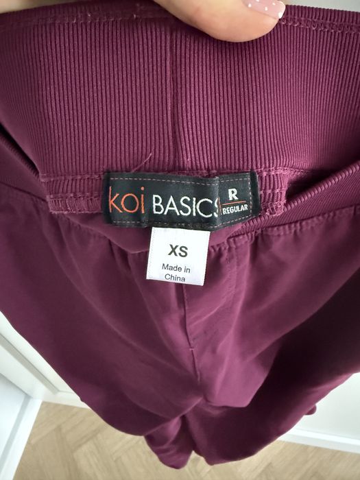 Bordowy damski komplet KOI 34 XS