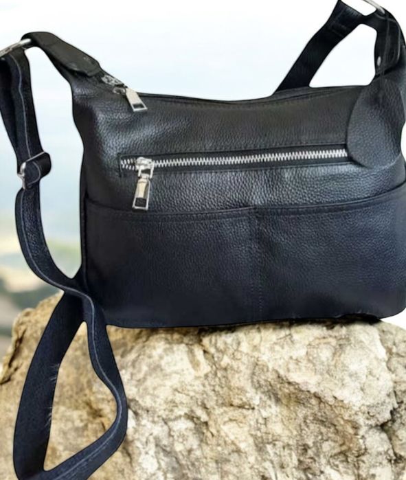 Шкіряна жіноча сумка, Кожаная женская сумка