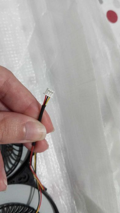 Ventilador de refrigeração para CPU de 3 cabos