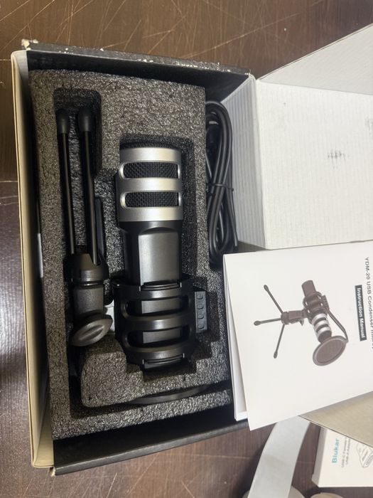 Mikrofon KARDIOIDALNY jednokierunkowy na USB Z POPLIFTREM