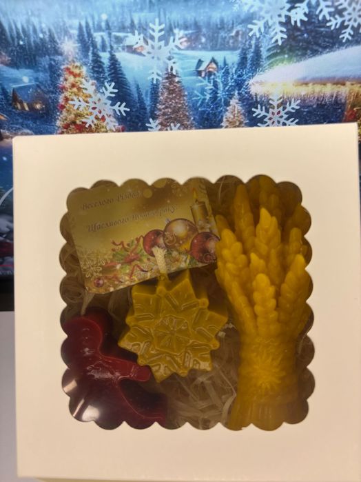 Свічки з бджолиного воску