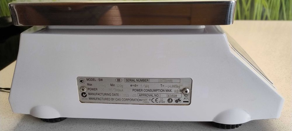 elektroniczna  waga CAS  model SW-1 S