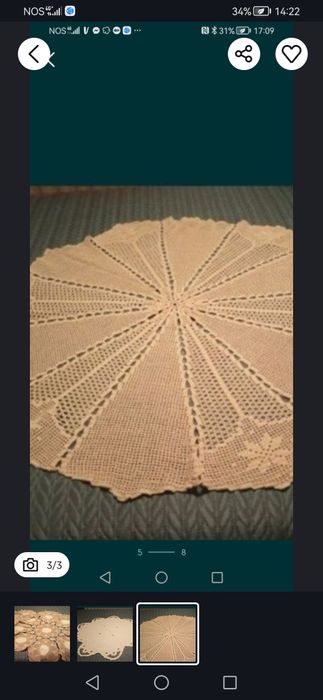 Camilha/mesa+Várias toalhas de renda próprio para mesas redondas