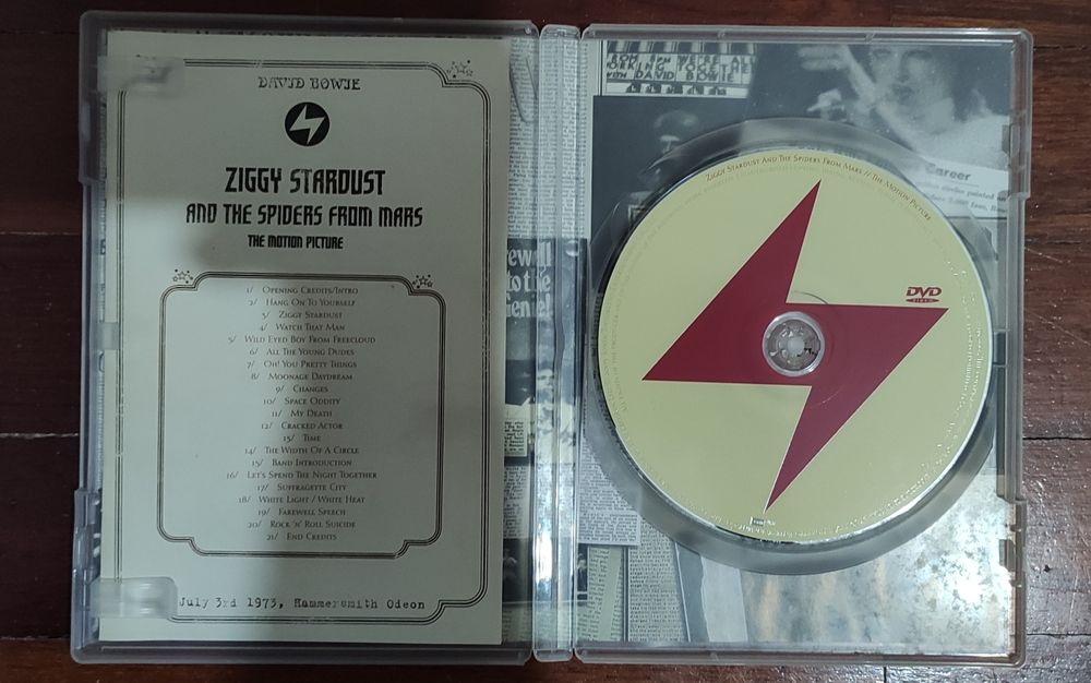 Ziggy Stardust & The spiders from mars | DvD David Bowie Documentario
