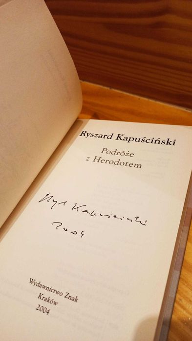 Zestaw z AUTOGRAFAMI: Szymborska, Miłosz, Kapuściński, Tokarczuk i in.