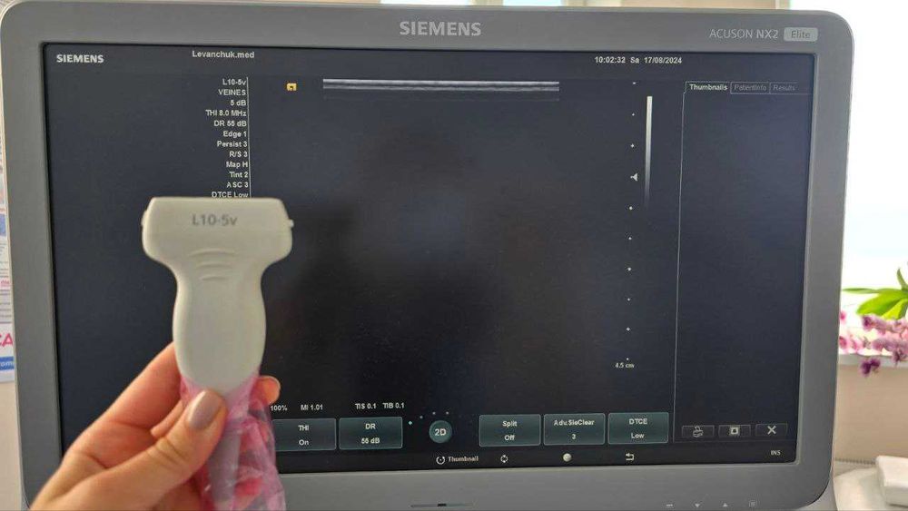 Лінійний датчик УЗД Siemens L10-5V