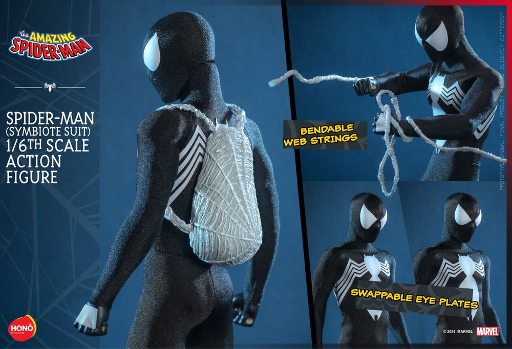 Фигурка 1/6 SPIDER-MAN SYMBIOTE SUIT Hono STUDIO HS 04 hot toys