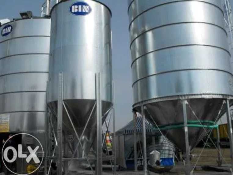 Zbiornik Silos NA PASZE 14300 LITRÓW Ocynk BIN na 9 ton paszy