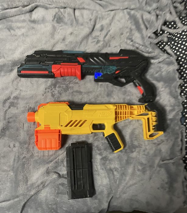 автомат/пістолет Nerf та чорний