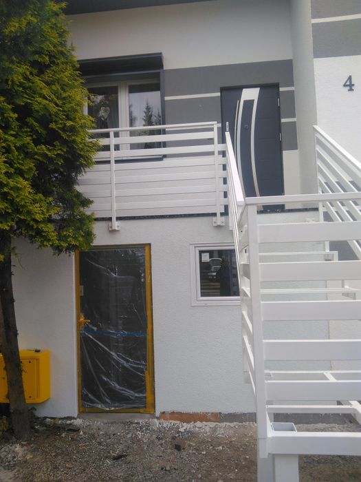 Schody metalowe  proste zabiegowe