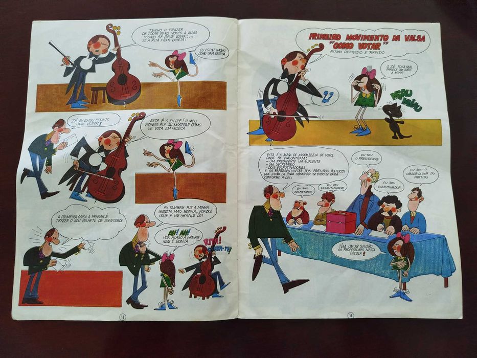 Rara Publicação em Banda Desenhada - MFA 1975