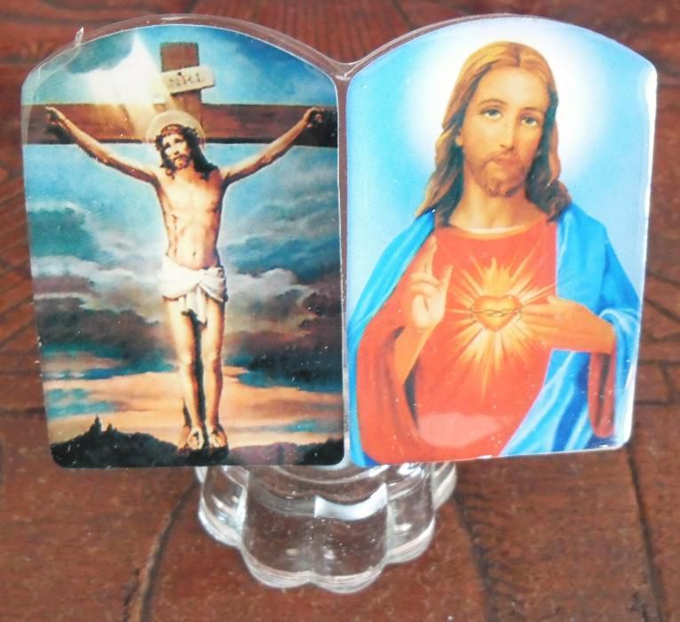 Moldura Religiosa em Cristal - Jesus Cristo e Outras