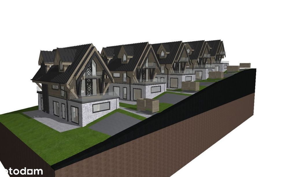 Działka  z prawomocnym PNB 785 PUM 4km do centrum Zakopanego