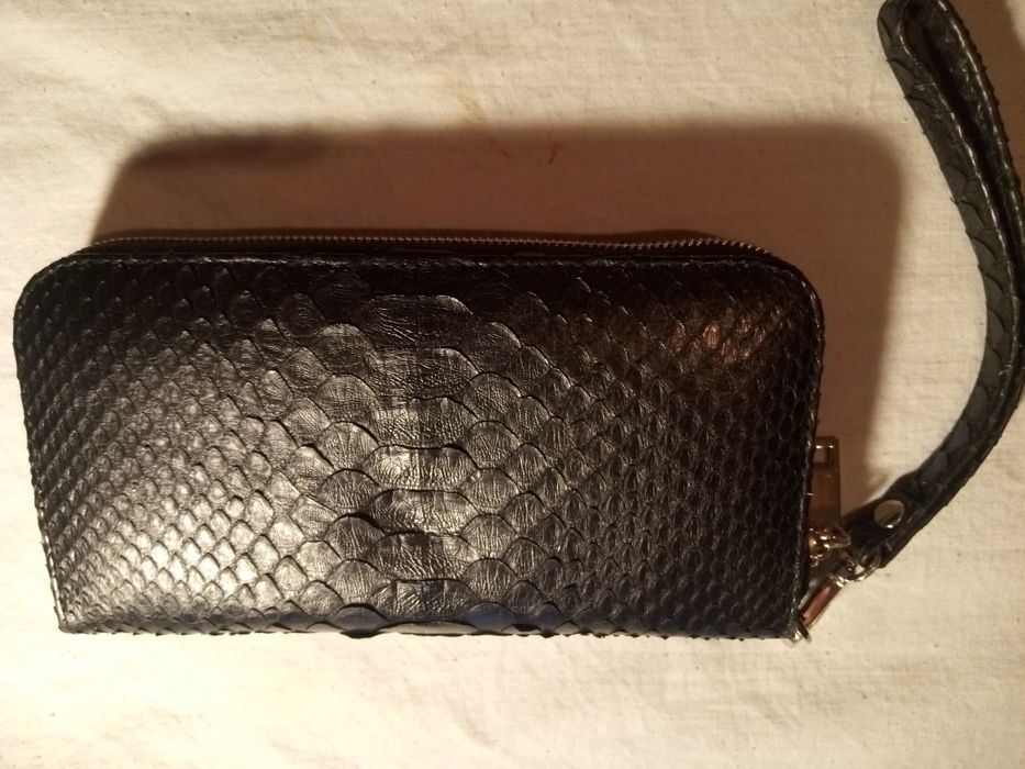 Клатч сумка кожа питона