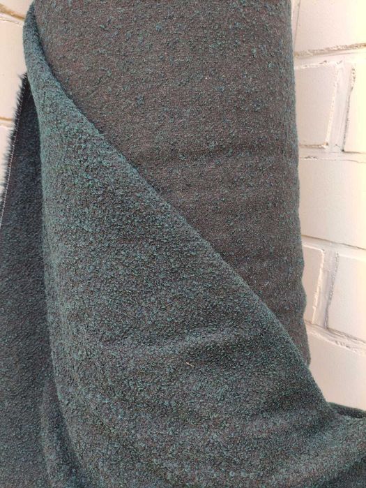 Wełna włoska boucle morska zieleń KUPON 5 MB niska cena