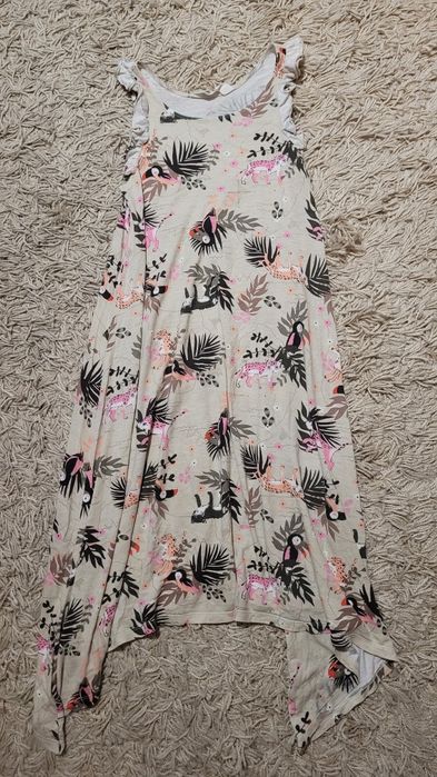 H&M letnia asymetryczna sukienka 134/140