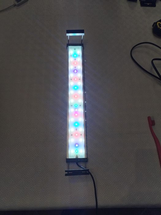 iluminação aquário