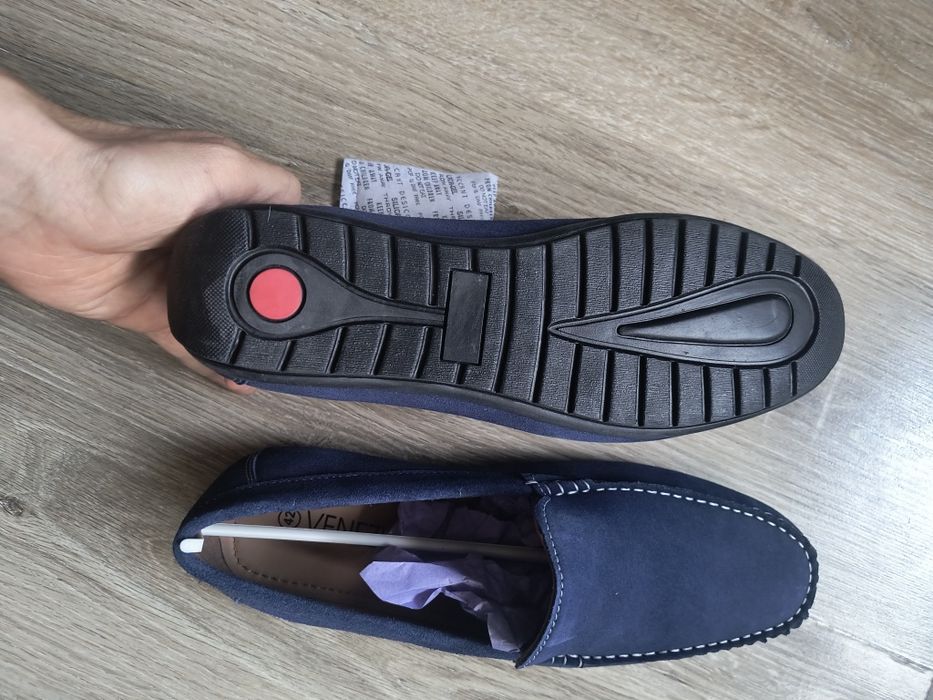 Zamszowe mokasyny Venezia