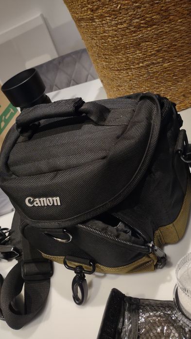 Canon Eos 1200D 18-55, Tamron 70-300, filtry, karty SD, statyw