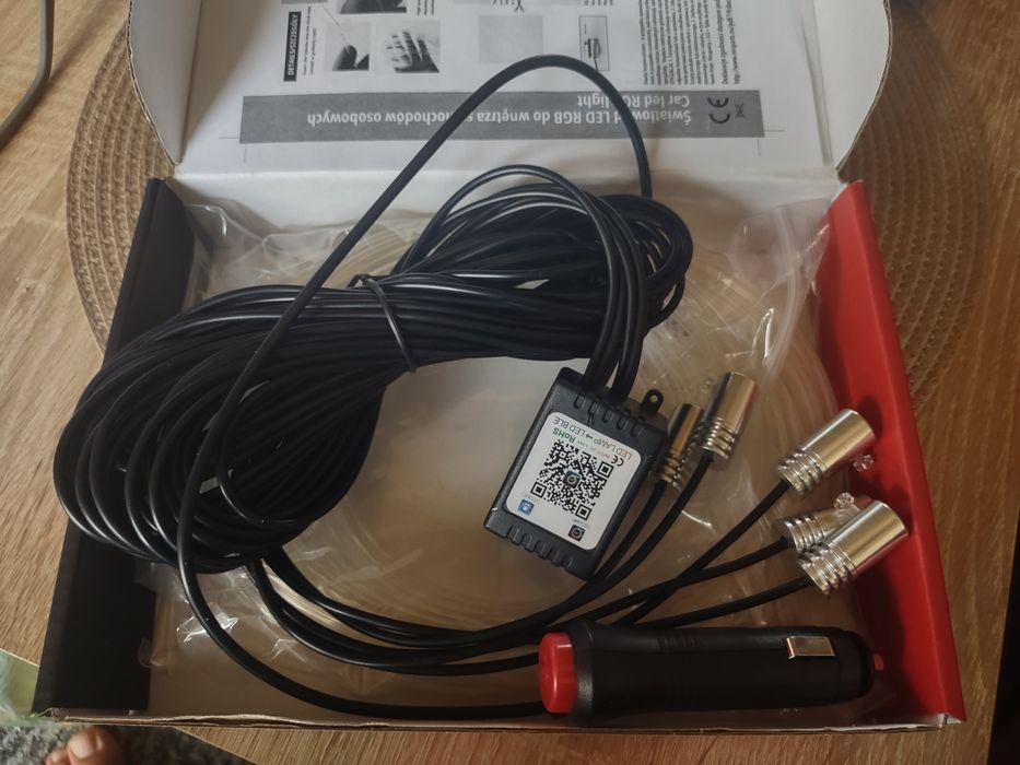 Taśma LED do wnętrza samochodu