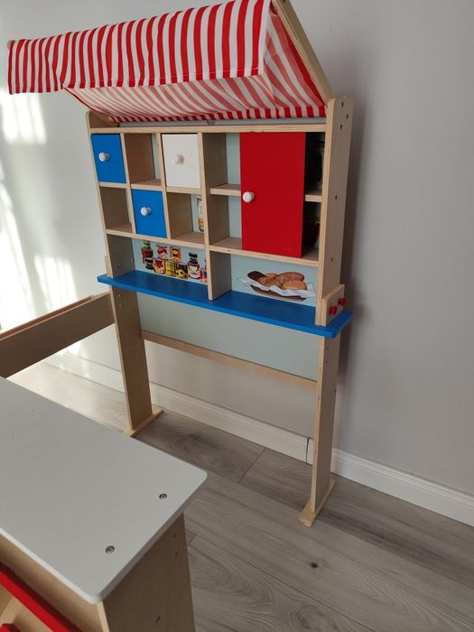 Sklep drewniany do zabawy dla dzieci