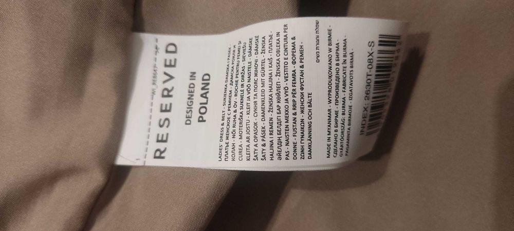 Sukienka płaszczyk nowy