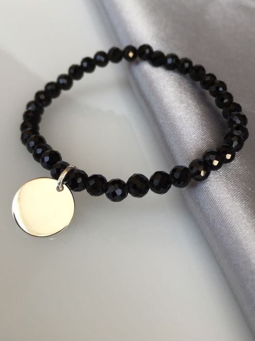 Знижка!! Браслет шарм Thomas Sabo, cрібло, обсидіант