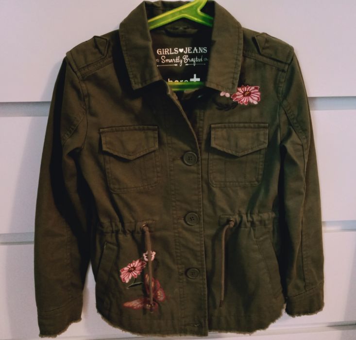 Kurteczka parka khaki C&A rozmiar 128