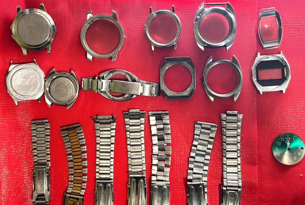 Браслеты и запчасти для часов Ссср