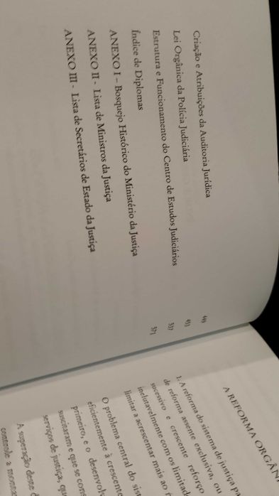 Leis Orgânicas - Ministério da Justiça (2001)