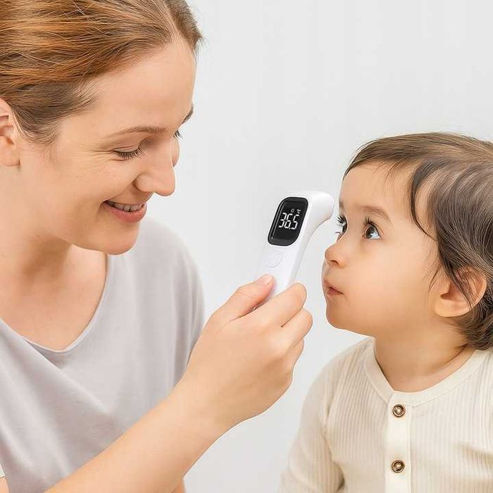 TERMOMETR Bezdotykowy medyczny lekarski do pomiaru temperatury ciała