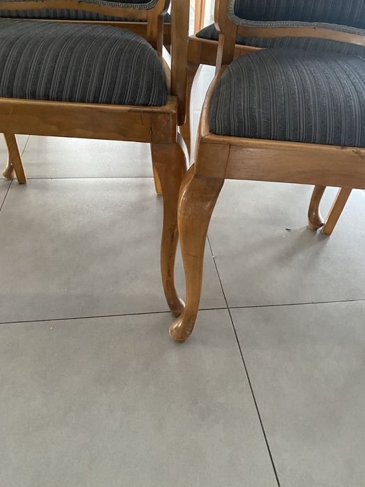 Elegancki komplet 6 krzeseł do salonu/jadalni