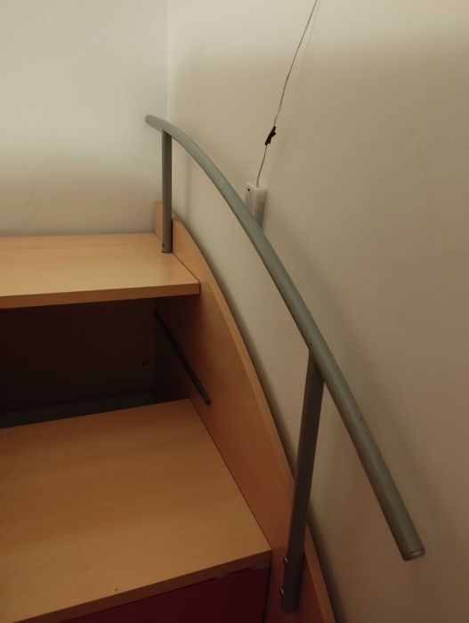 Beliche de madeira Gala Ranza com 3 camas 190x90 em bom estado