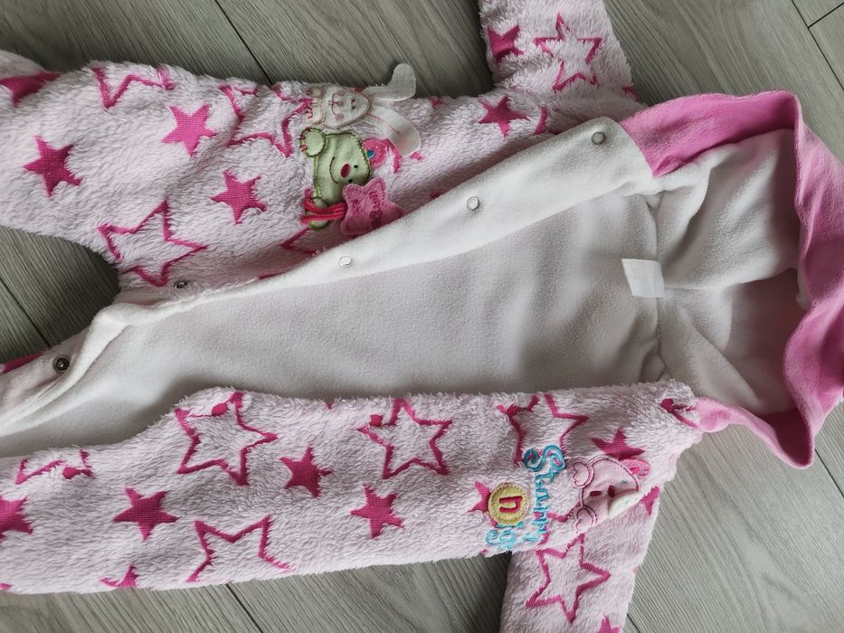 Kombinezon polarowy 56/62 pajac dla dziewczynki