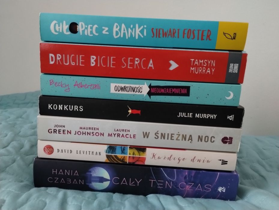 Książki młodzieżowe 5 zł/szt