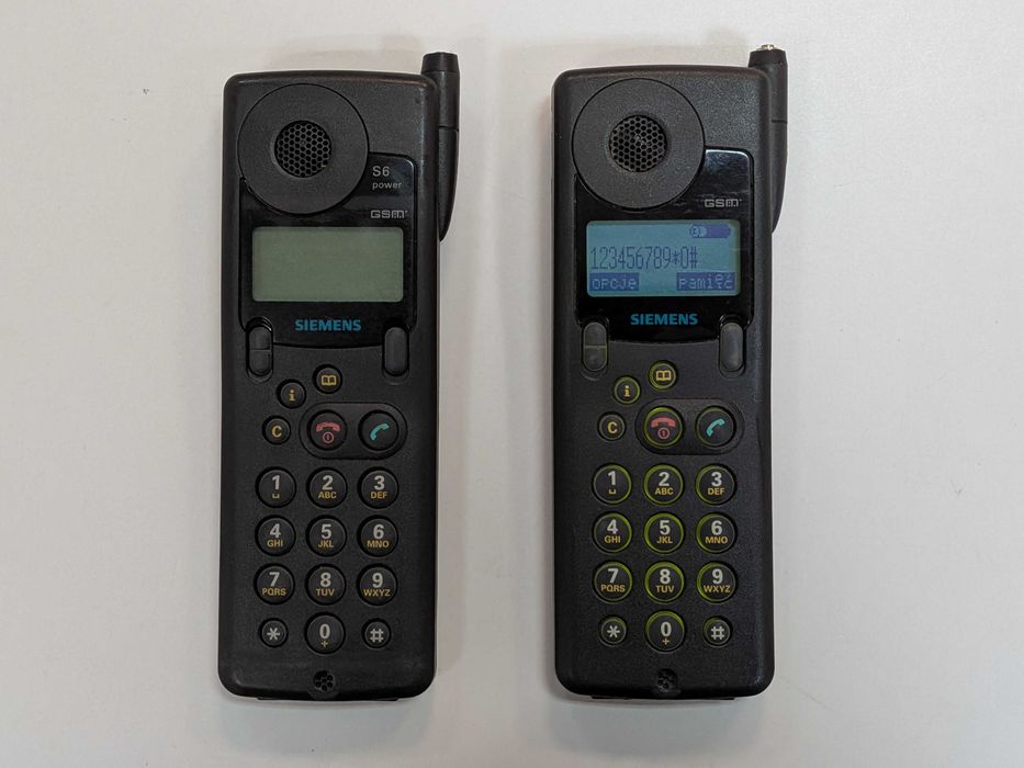 Siemens S6 + S6 Power sprawne, simlock Era/T-Mobile, dla kolekcjonera