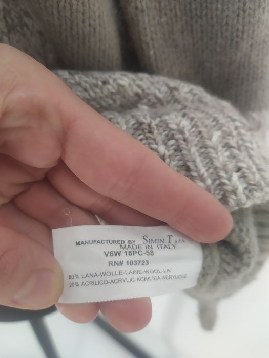 Sweter męski Armani jeans wełna