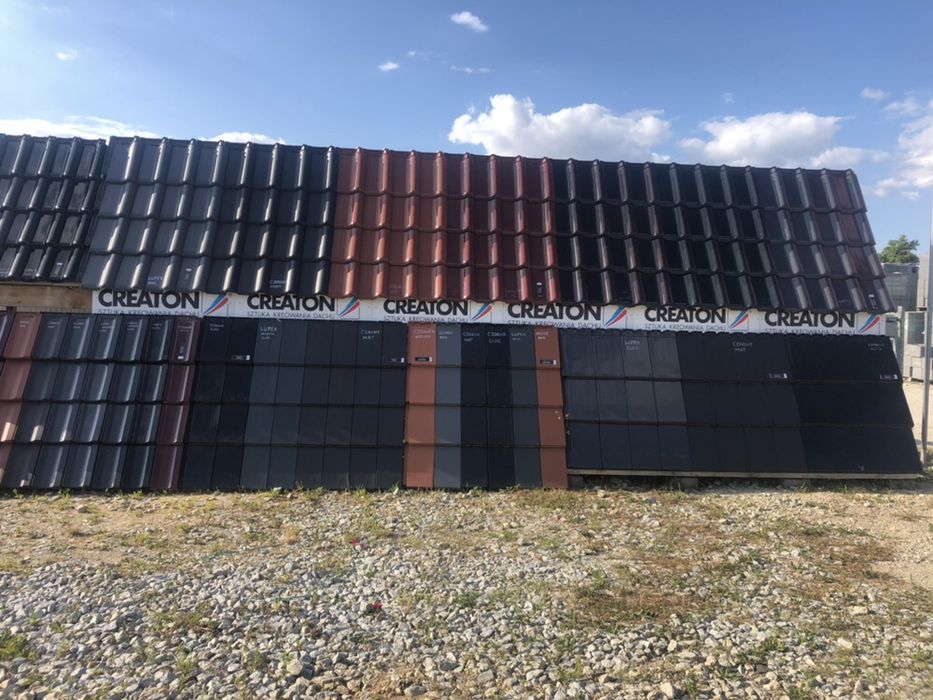 Dachówka Kapstadt Planar Czerwona betonowa Płaska