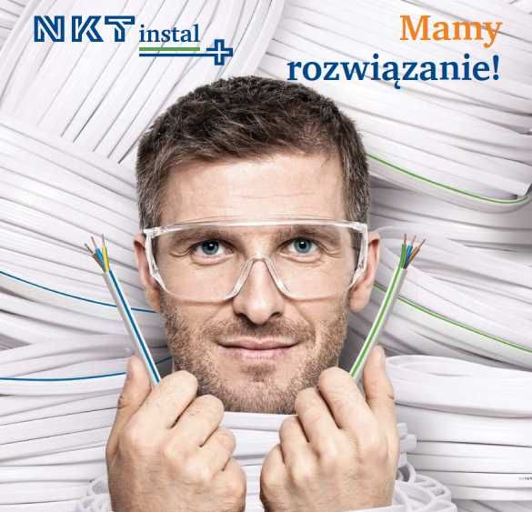 Przewód NKT instal + YDYp Kabel Płaski 3x2,5, 3x1,5