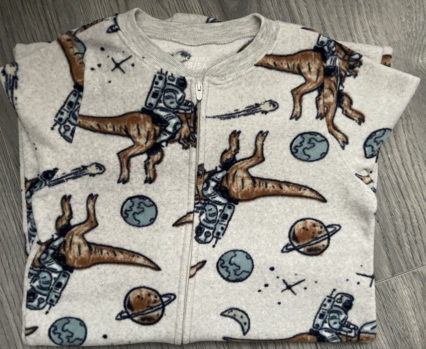 Флісовий чоловічок піжама Carter’s, розмір на 5 років (105-110 см).