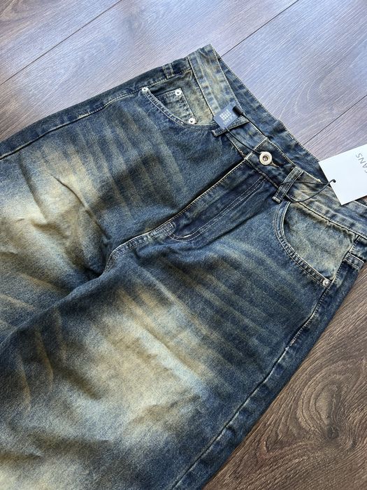 Широкі Джинси Super Baggy Потерті Washed Штани Джинсові Baggy Y2K SK8