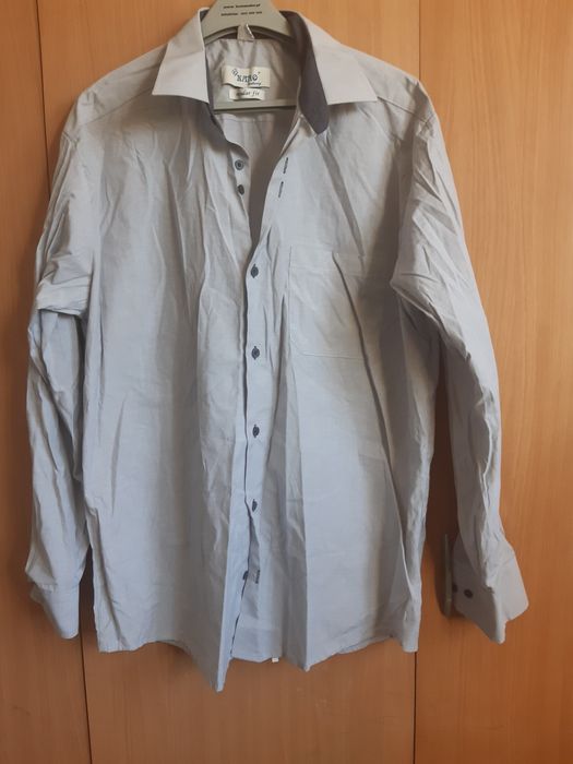Koszula męska, nowa. 176/182, 43. Karo Kosakowscy
