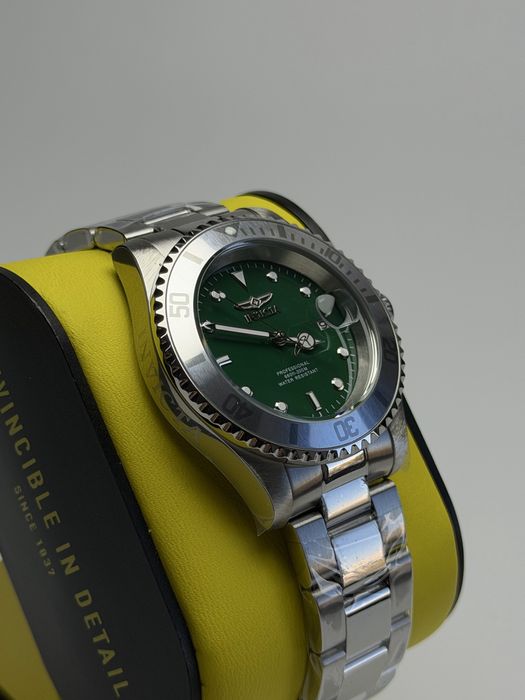 Invicta 50958, годинник інвікта, годинник з зеленим циферблатом, дайверський годинник
