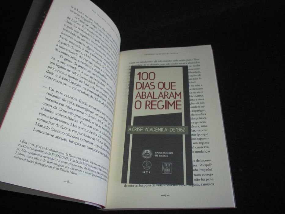 Livro 100 Dias que Abalaram o Regime ​A Crise Académica de 1962
