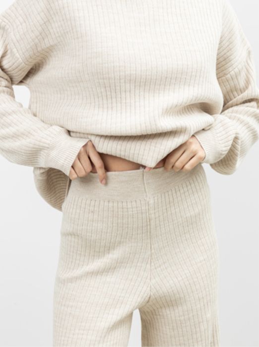 Костюм в рубчик зимовий famo бежевий s-m