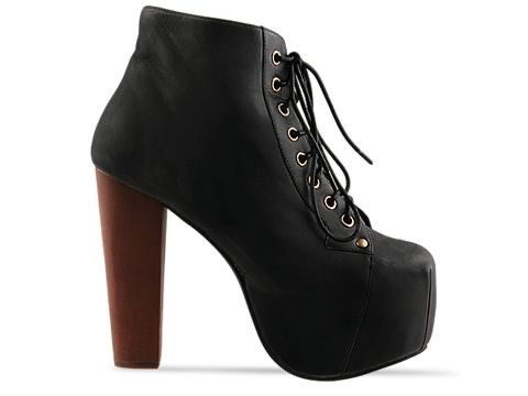 Botas jeffrey Campbell castanhas e pretas
