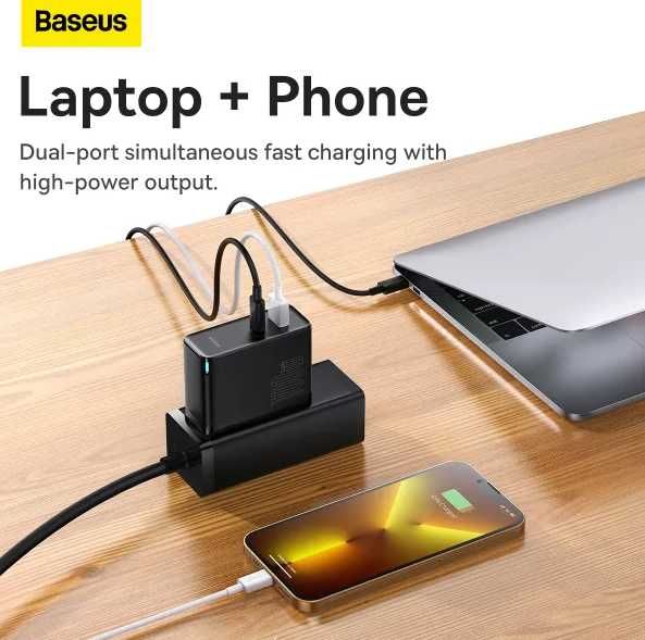 Сетевое зарядное устройство Baseus GaN5Pro FastCharger 100W USB+Type-C