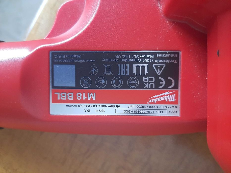 Dmuchawa Milwaukee M18 BBL