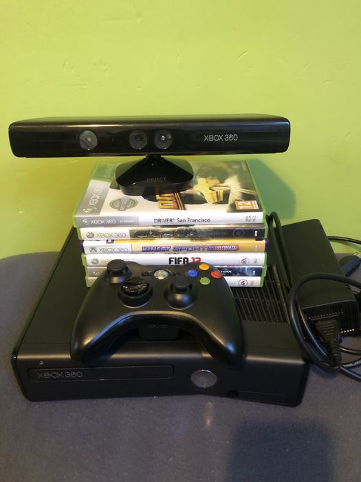 Konsola Xbox 360 pad kinect gry