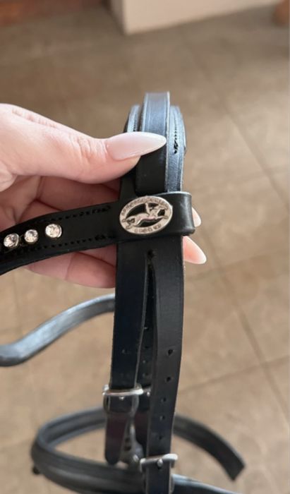 Ogłowie czarne Schokemöhle